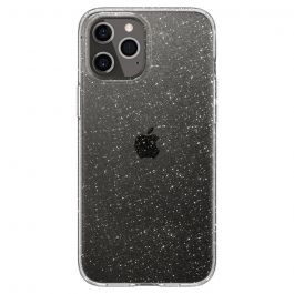 Прозрачен кейс от Spigen - Liquid Crystal Glitter за iPhone 12 | 12 pro