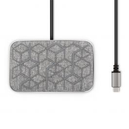 Moshi Symbus Q compact USB-C dock with wireless charging - Nordic Gray